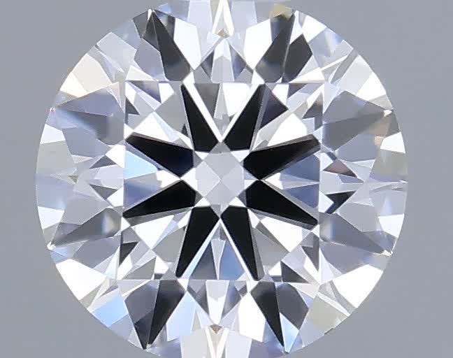 Actual 0.32 carat D Round lab-grown diamond