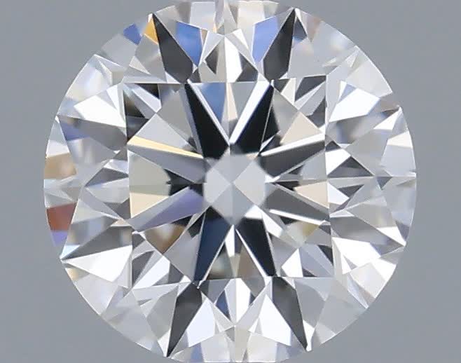 Actual 0.32 carat D Round lab-grown diamond