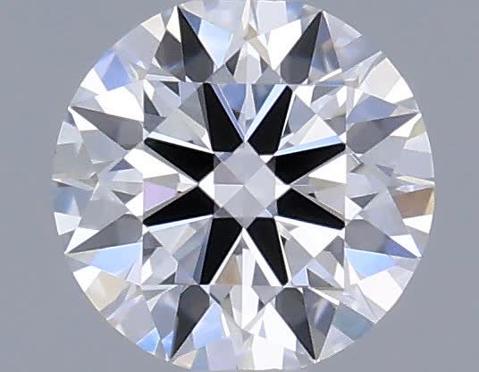 Actual 0.27 carat D Round lab-grown diamond