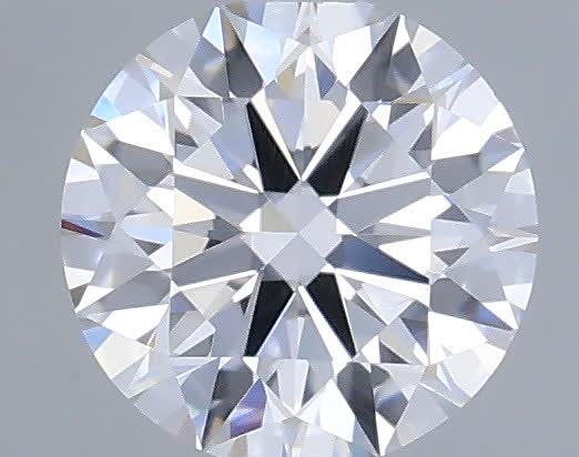 Actual 0.33 carat E Round lab-grown diamond