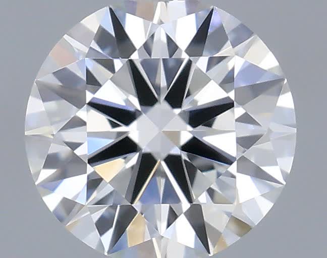 Actual 0.34 carat E Round lab-grown diamond