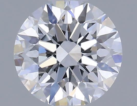 Actual 0.28 carat E Round lab-grown diamond