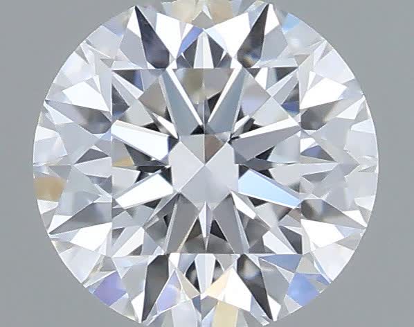Actual 0.29 carat D Round lab-grown diamond