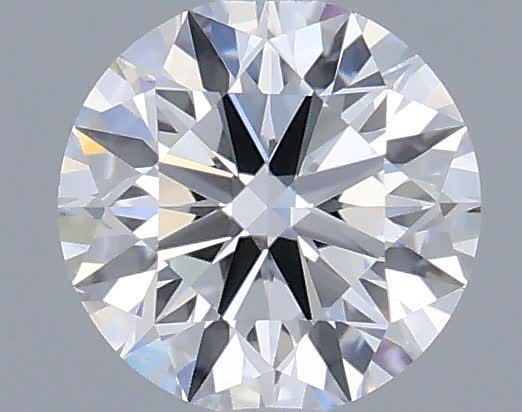 Actual 0.32 carat D Round lab-grown diamond