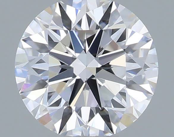 Actual 0.32 carat D Round lab-grown diamond