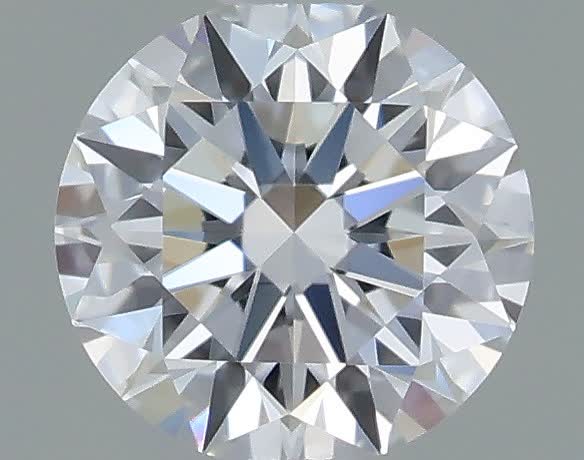 Actual 0.29 carat D Round lab-grown diamond