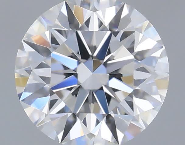 Actual 0.34 carat D Round lab-grown diamond