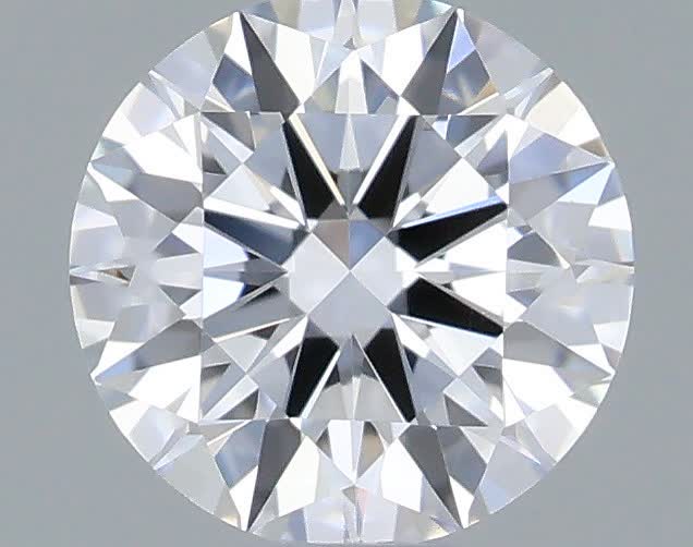 Actual 0.29 carat D Round lab-grown diamond