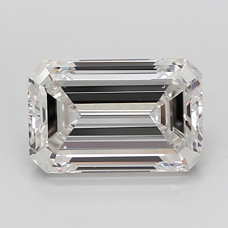 Actual 3.01 carat G Emerald lab-grown diamond