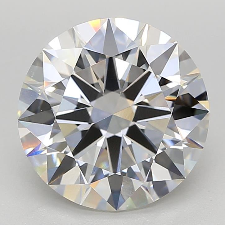 Actual 0.37 carat E Round lab-grown diamond