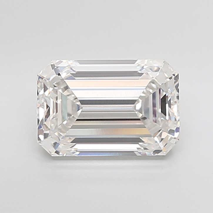 Actual 5.04 carat G Emerald lab-grown diamond